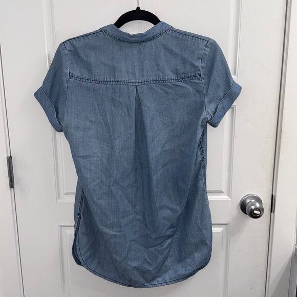 Barbour Short Sleeve Button Down Size 8 - Picture 2 of 4